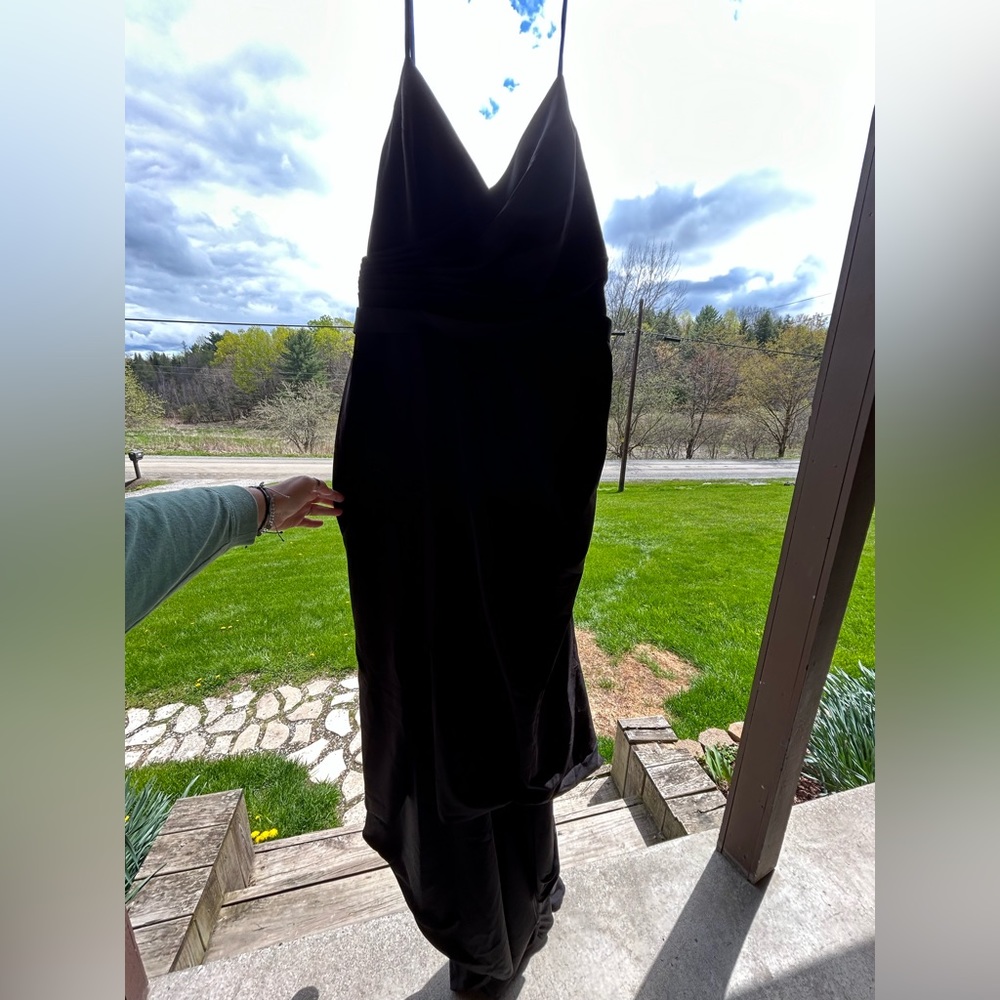 NEW WITH TAGS - Habeos Size 26 Floor-Length Black Wedding/Bridal Dress